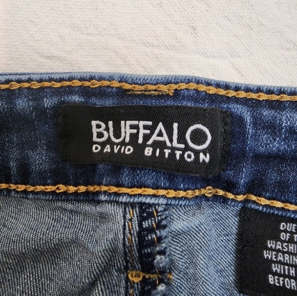 Buffalo David Bitton Mid Rise Supper Soft Dark Wash Skinny Jeans Size 10 - Picture 3 of 8